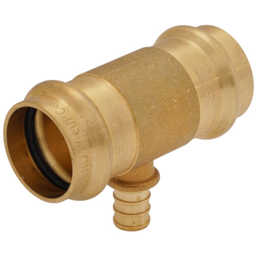 Main product image of 1" x 1" x 1/2" Press x Press x PEX Crimp Tee