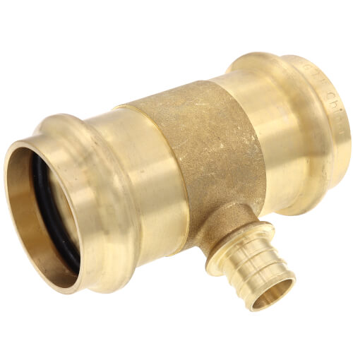 Main product image of 1-1/2" x 1-1/2" x 3/4" Press x Press x PEX Crimp Tee