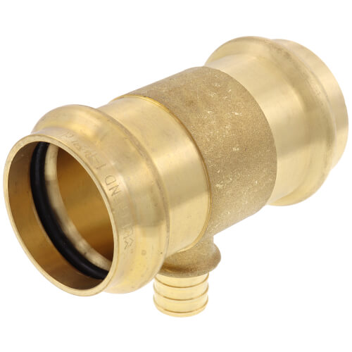 Main product image of 1-1/2" x 1-1/2" x 3/4" Press x Press x PEX Crimp Tee