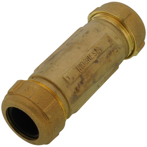 Main product image of 3/4" IPS (1" CTS) Brass Compression Coupling Long (Lead Free)