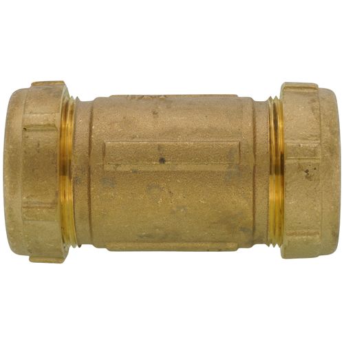 Main product image of 1-1/2" IPS Brass Compression Coupling Long (Lead Free)