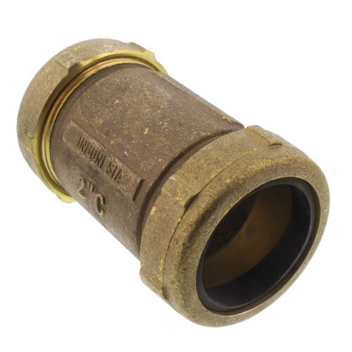 Main product image of 2" CxC Brass Compression Coupling (Lead Free)