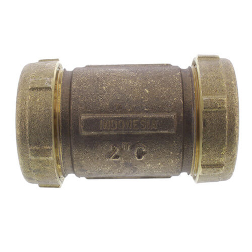 Main product image of 2" CxC Brass Compression Coupling (Lead Free)