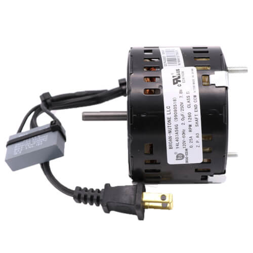 Main product image of 120v 7.8W Motor, 1260 RPM, Broan 97009753, 451389