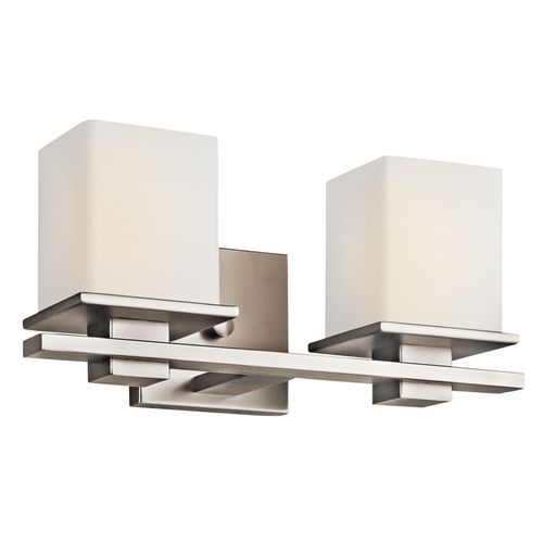 Main product image of Tully 15" 2 Light Vanity Light w/ Satin Etched Cased Opal Glass (Antique Pewter)