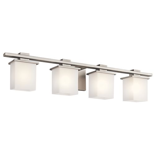 Main product image of Tully 32" 4 Light Vanity Light w/ Satin Etched Cased Opal Glass (Antique Pewter)