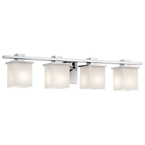 Main product image of Tully 32" 4 Light Vanity Light w/ Satin Etched Cased Opal Glass (Chrome)