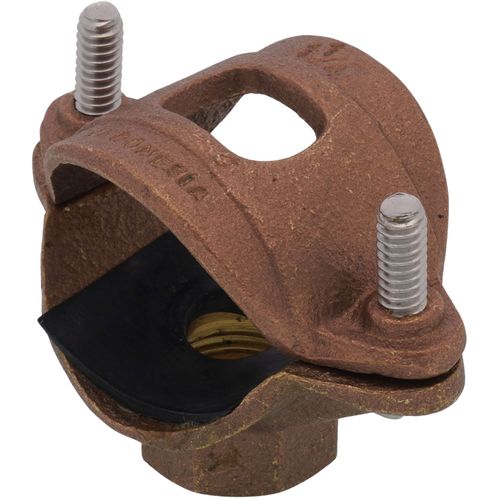 Main product image of 1-1/4" x 3/4" Brass Saddle Tee