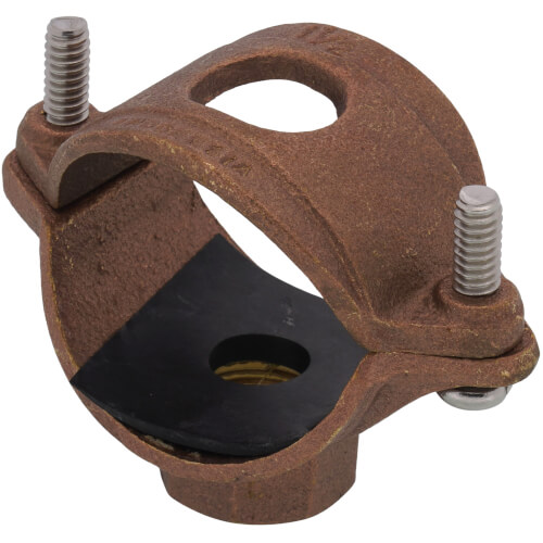 Main product image of 1-1/2" x 1/2" Brass Saddle Tee