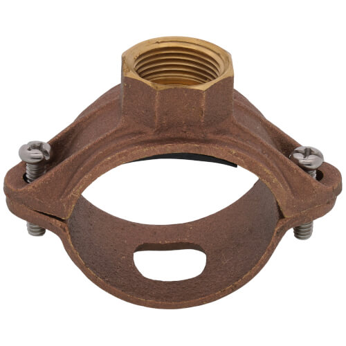 Main product image of 2" x 3/4" Brass Saddle Tee