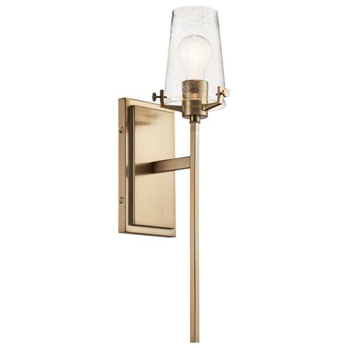 Main product image of Alton 22" 1 Light Wall Sconce w/ Clear Seeded Glass (Champagne Bronze)