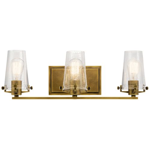 Main product image of Alton 3 Light Vanity Light (Natural Brass)