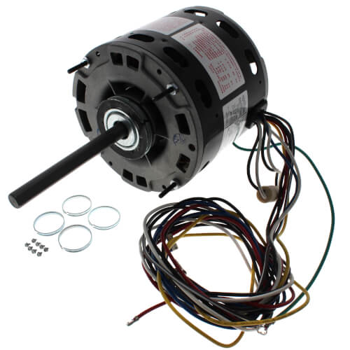 Main product image of 5-5/8" Multi-Horsepower Direct Drive Blower Motor (3/4-1/5 HP, 115V, 1075 RPM)