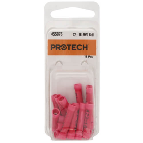 Main product image of Insulated Butt Connectors - 22-18 AWG (Blister Pack of 15), 455076
