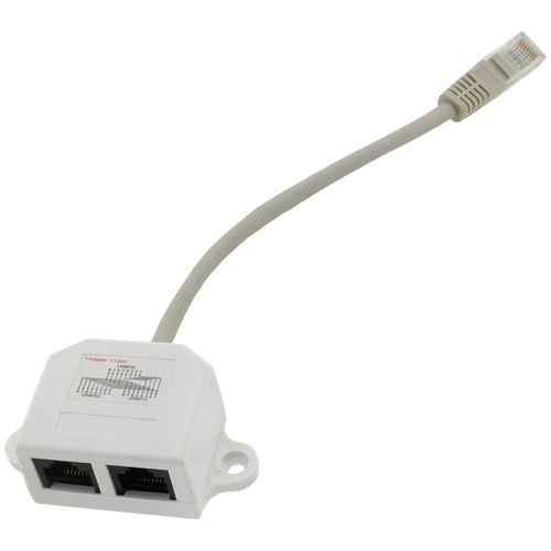 Main product image of Splitter Cable - CAT5E RJ45 Male to Female/Female - 6", 455176