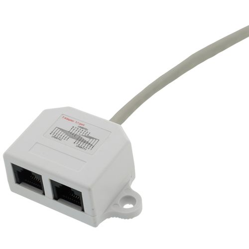 Main product image of Splitter Cable - CAT5E RJ45 Male to Female/Female - 6", 455176