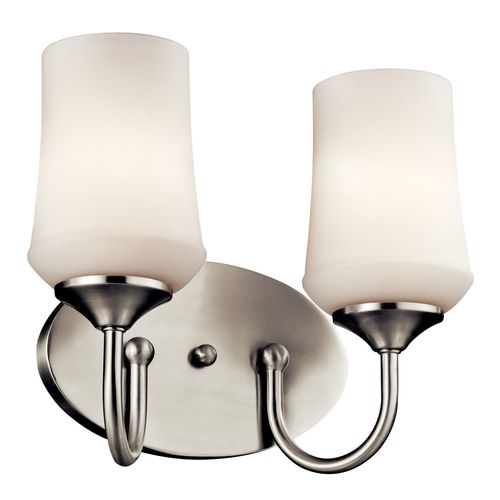 Main product image of Aubrey 2 Light Vanity Light (Brushed Nickel)