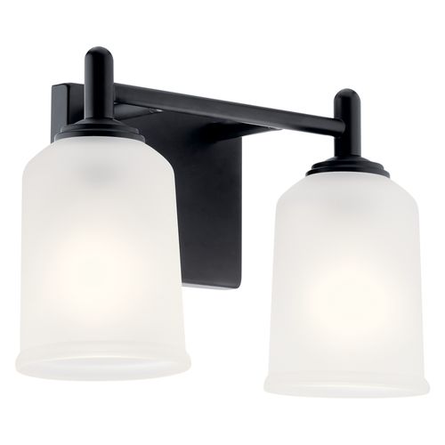 Main product image of Shailene 12.5" 2 Light Vanity Light w/ Satin Etched Glass (Brushed Nickel)