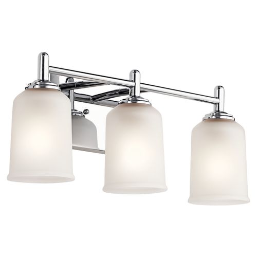 Main product image of Shailene 21" 3 Light Vanity Light w/ Satin Etched Glass (Chrome)