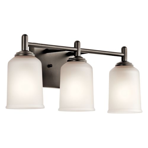 Main product image of Shailene 21" 3 Light Vanity Light w/ Satin Etched Glass (Olde Bronze)
