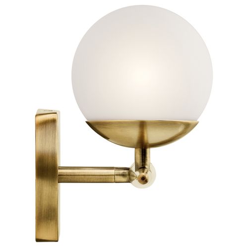 Main product image of Jasper 24.5" 3 Light Halogen Vanity Light w/ Satin Etched Cased Opal Glass (Natural Brass)