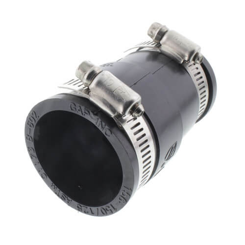 Main product image of 1-1/2" x 1-1/4" Rubber Coupling (Cast Iron or PVC to Cast Iron or PVC), 4560706