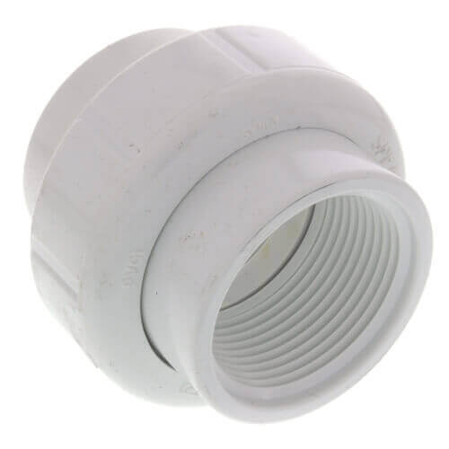 Main product image of 4" PVC Sch. 40 Female Union w/ Buna O-ring
