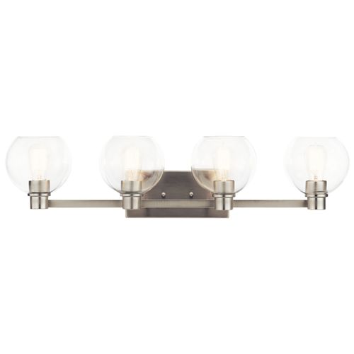 Main product image of The Harmony 33.5" 4 Light vanity light w/ clear glass (Brushed Nickel)