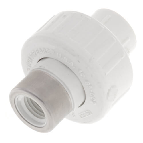 Main product image of 1/4" PVC Socket x SR Female Union w/ Buna O-ring