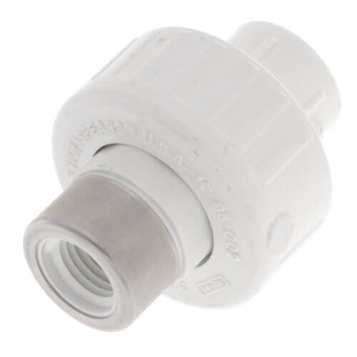Main product image of 1/2" PVC Socket x SR Female Union w/ Buna O-ring