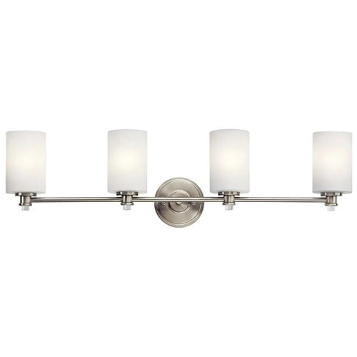Main product image of Joelson 4 Light Vanity Light w/ LED Bulbs (Brushed Nickel)