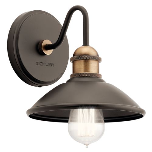 Main product image of Clyde 1 Light Wall Sconce (Olde Bronze)