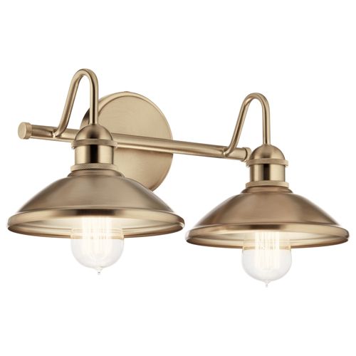 Main product image of Clyde 2 Light Vanity Light (Champagne Bronze)