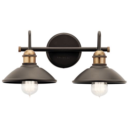Main product image of Clyde 7.25" 2 Light Vanity Light (Olde Bronze)