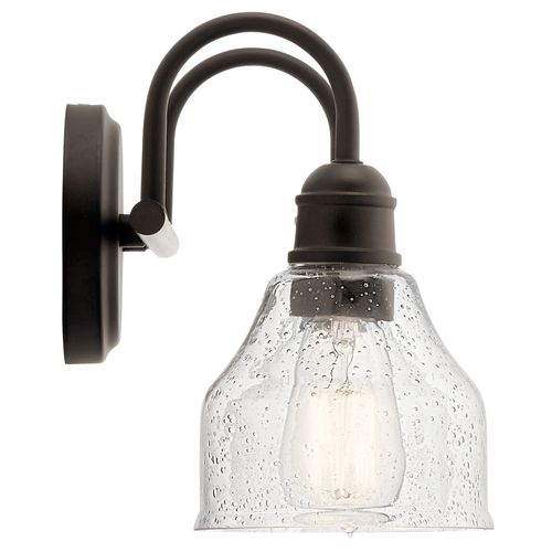 Main product image of Avery 14.75" 2 Light Vanity Light w/ Clear Seeded Glass (Olde Bronze)