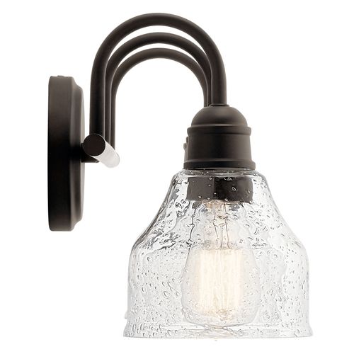 Main product image of Avery 24" 3 Light Vanity Light w/ Clear Seeded Glass (Olde Bronze)