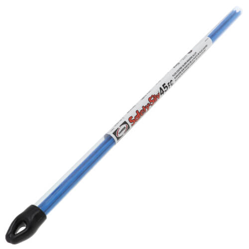1/16"x 18" Flux Coated Safety-Silv High-Silver (45%), 4 Oz (Pack of 9 Sticks)