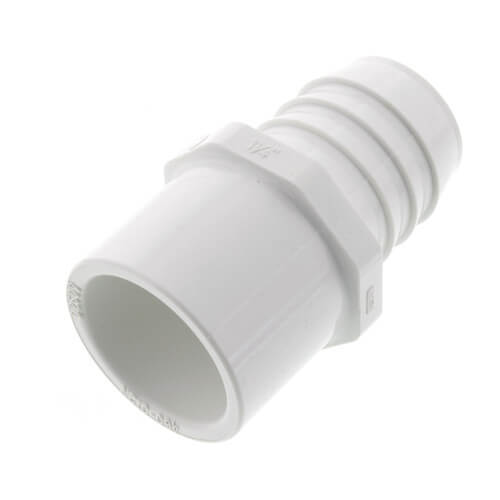 Main product image of 1-1/4" x 1-1/4" x 1" PVC Schedule 40 Insert x IPS Spigot x IPS Socket Adapter