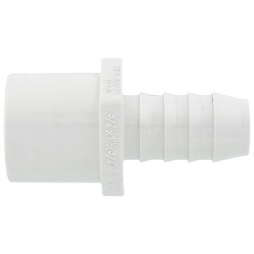 Main product image of 3/4" x 1" x 3/4" PVC Schedule 40 Insert x IPS Spigot x IPS Socket Adapter