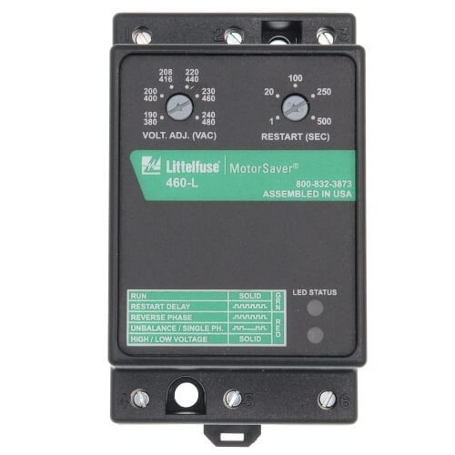 Main product image of 3 Phase Form C Adjustable Voltage Monitor (190-480V)