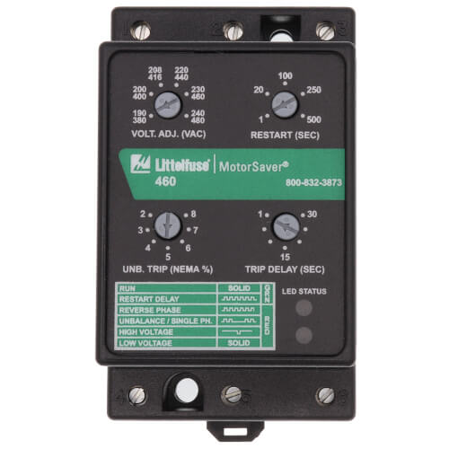 460LITTELFUSE Littelfuse 460LITTELFUSE 3 Phase Form C Adjustable