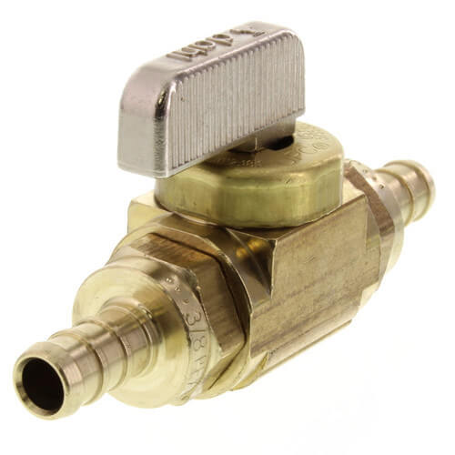 Tee 1/2 X 1/2 X 3/8 Crimpare 10 Raccordi A T (tee) In Ottone Senza Piombo Per PEX - Misure 1/2" X 1/2" X 3/8", Finitura Spazzolata T Rex Pro