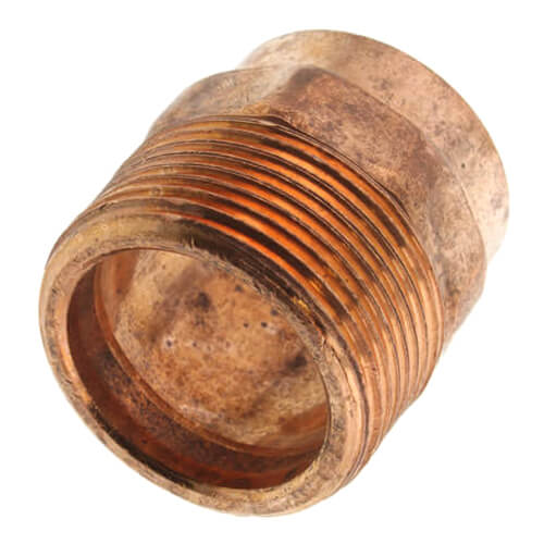 1-1/4" Copper DWV Male Adapter