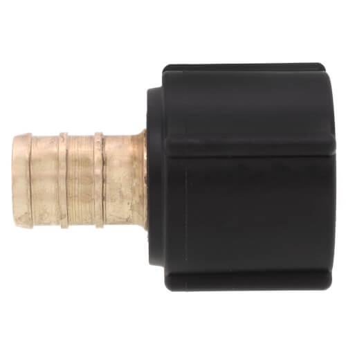 46033 Viega 46033 1/2" PureFlow PEX Crimp x 1/2" Lav Adapter, Zero Lead Brass (Plastic Nut)