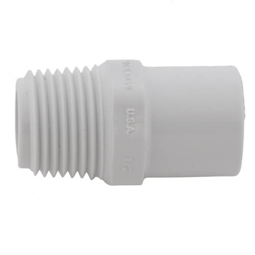Main product image of 1/2" PVC Sch. 40 Spigot x Male Adapter