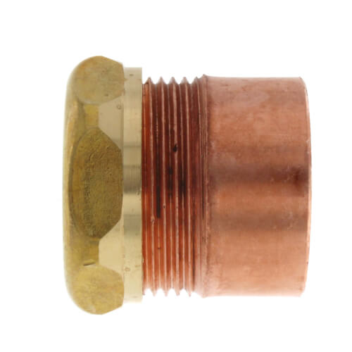 46124 Elkhart 46124 11/2" x 11/4" Copper DWV Fitting Trap Adapter