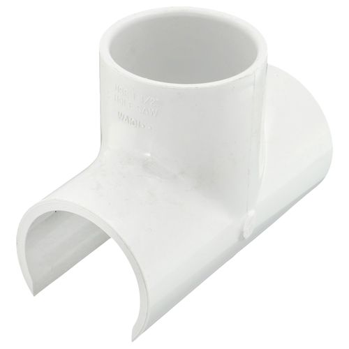 Main product image of 1-1/2" PVC Sch. 40 Snap-On Saddle (IPS O.D. x Soc)