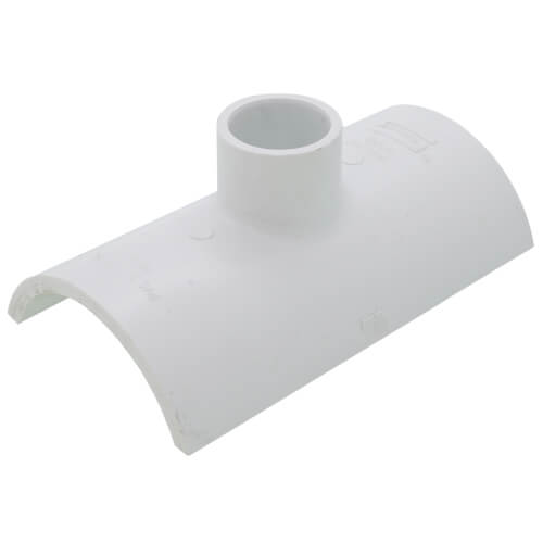 Main product image of 4" x 3/4" PVC Sch. 40 Saddle (IPS O.D. x Soc)