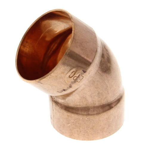 Main product image of 1-1/4" Copper DWV 45° Elbow