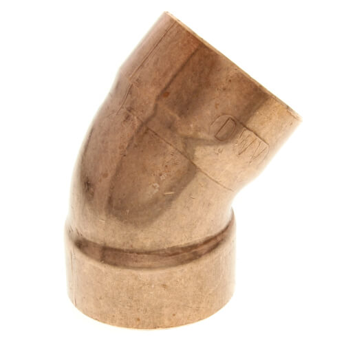 Main product image of 1-1/4" Copper DWV 45° Elbow